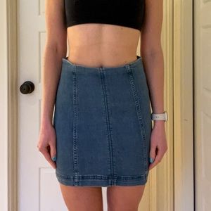 Free People Denim Skirt